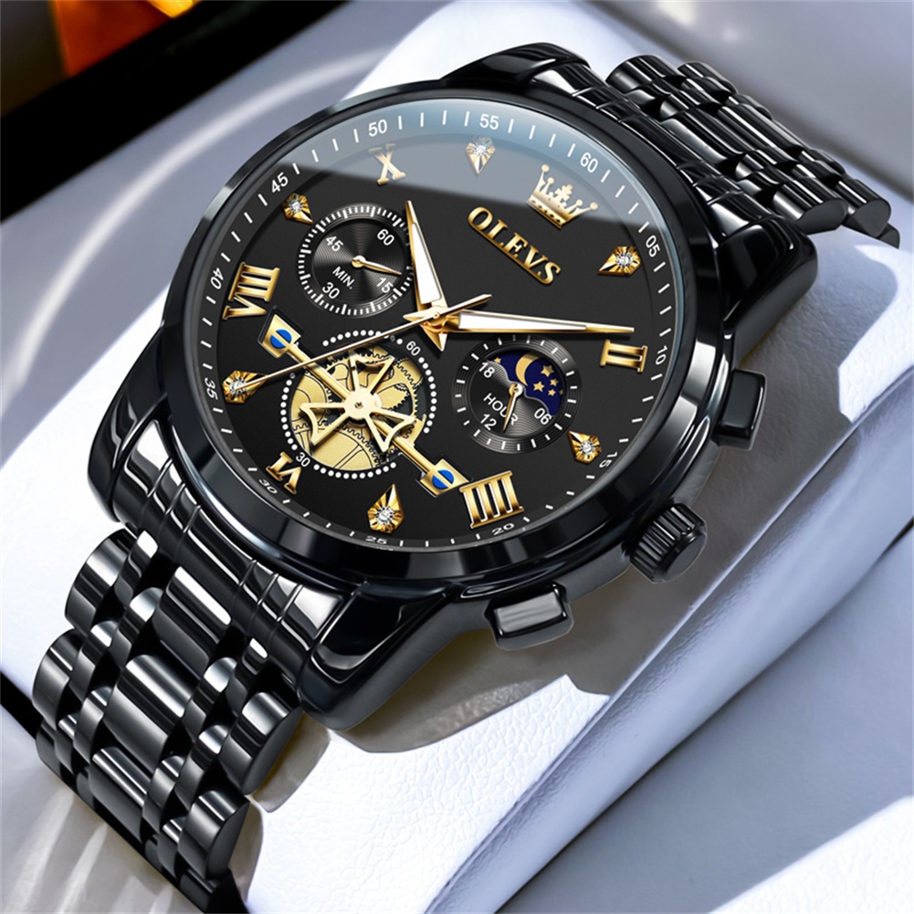OLEVS Brand New Luxury Chronog - Luxury Watch Magazine 评论和价格