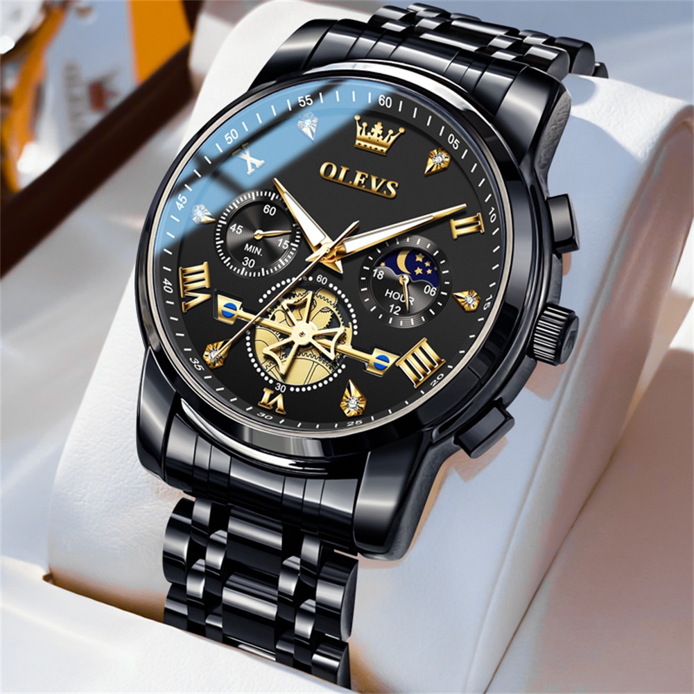 OLEVS Brand New Luxury Chronog - Luxury Watch Magazine 评论和价格