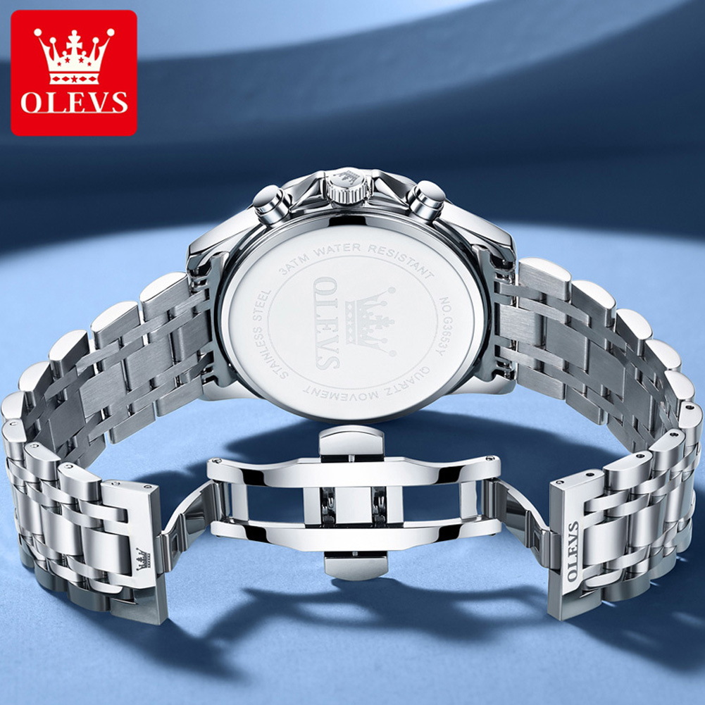 OLEVS 3653 Brand Moon Phase Ca - Luxury Watch Magazine 评论和价格
