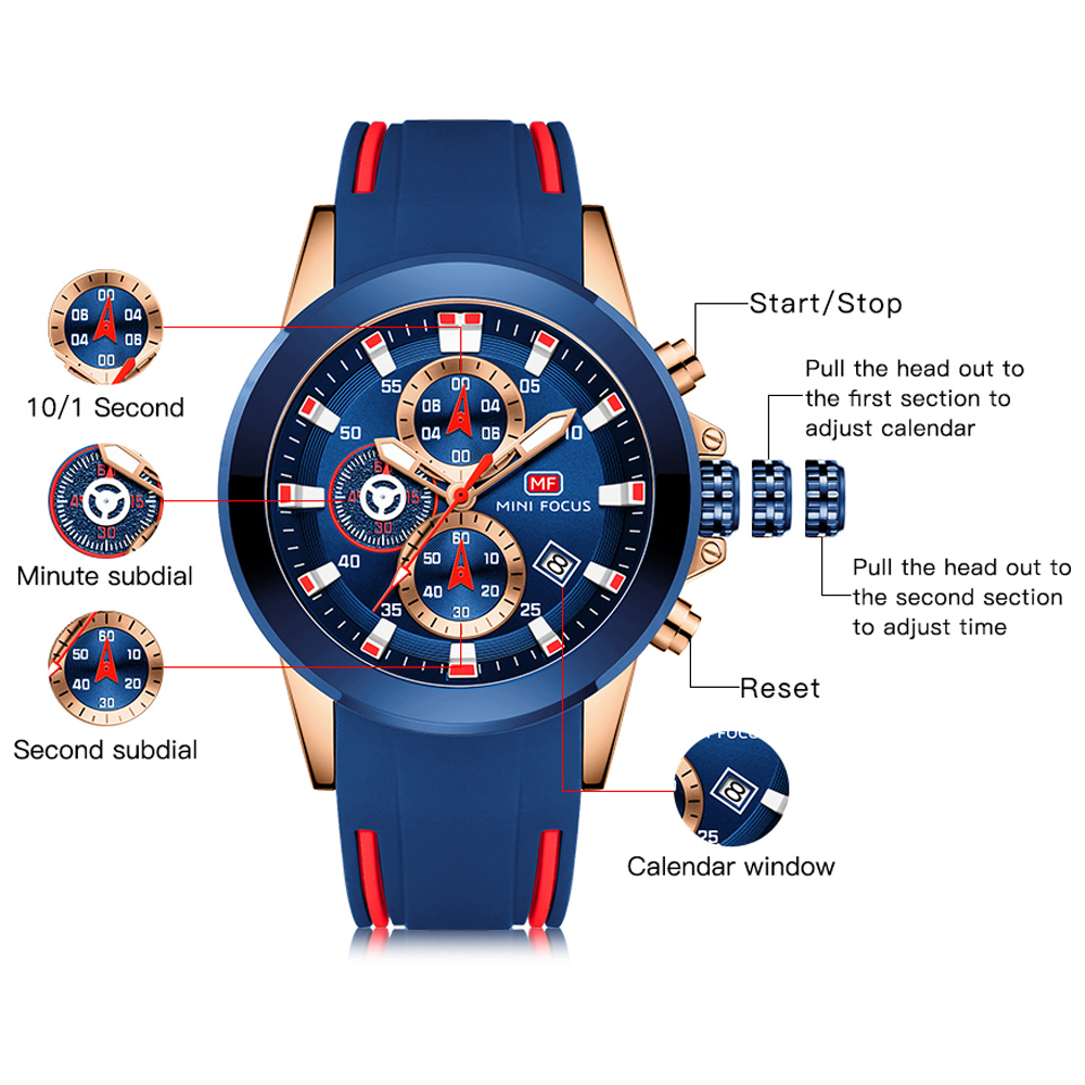 MINI FOCUS Mens Watches Top Lu - Luxury Watch Magazine 评论和价格