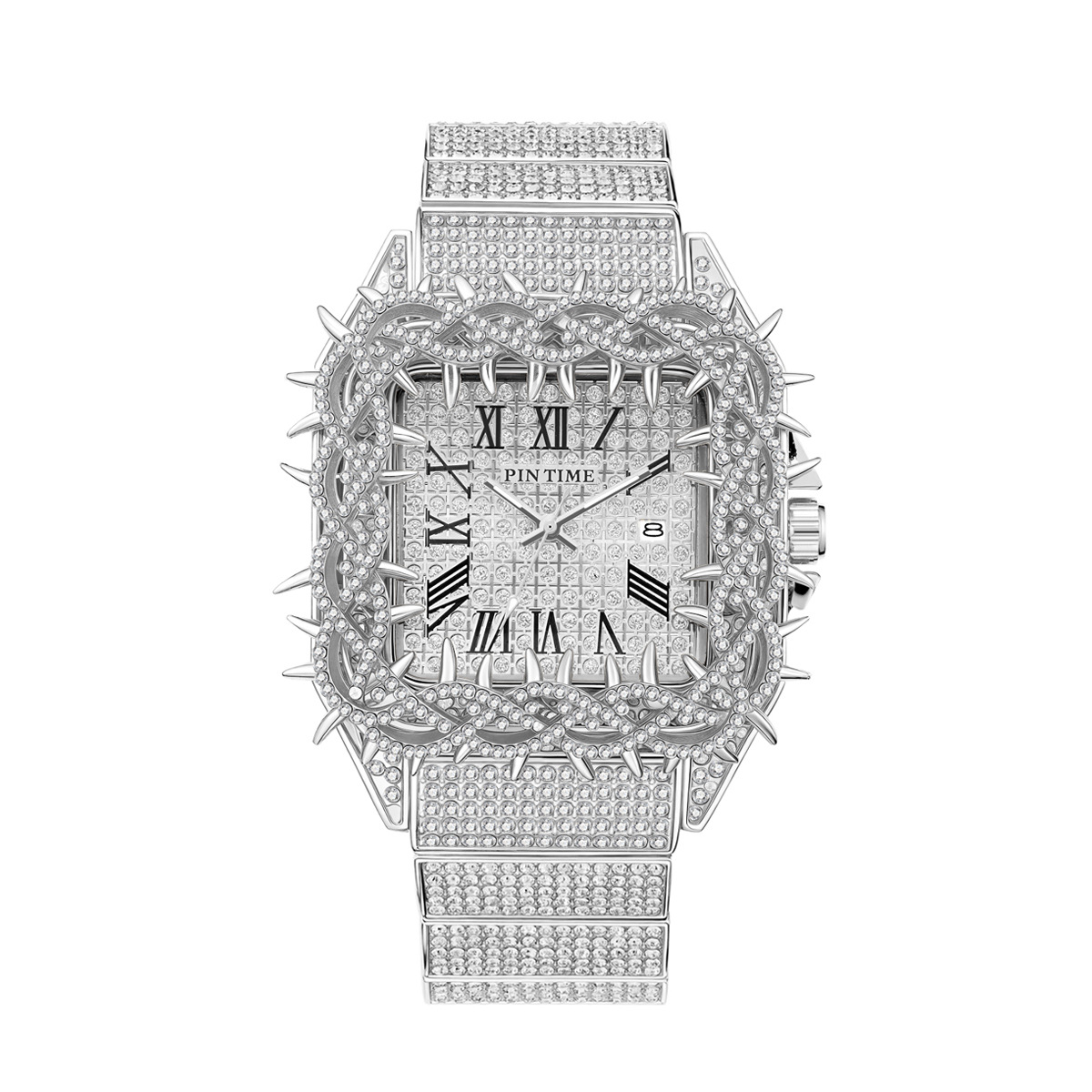 Iced Out Square Men Quartz Wat - Luxury Watch Iceberg 评论和价格