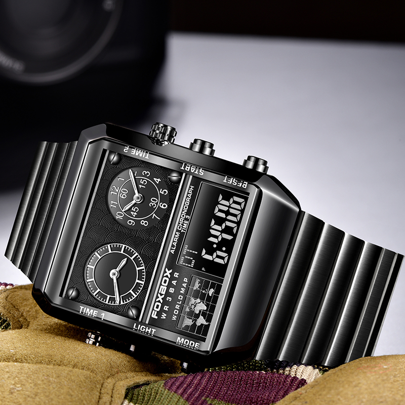 FOXBOX Mens Watches Brand Luxu - Luxury Watch Magazine 评论和价格